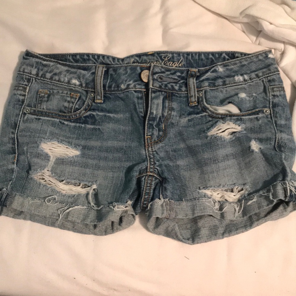 American eagle jean shorts